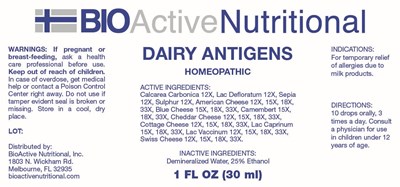 Dairy Antigens (Bani0200 Dairy Antigens 10 27 25)